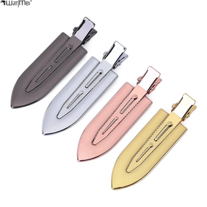 Fermagli per Capelli in Metallo Piatto Personalizzati Wanmei, Senza Pieghe né Lasciature, Clip per Acconciature e Trucco per Uso in <span class=keywords><strong>Salone</strong></span> e <span class=keywords><strong>Barbiere</strong></span> - Product Image 1