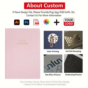 High-end Fabric Lined Hardcover <b>A5</b> Notebook Custom Print Diary Planner <b>Notepad</b> Monthly goal Journal Writing Notebooks - Product Image 2