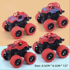 4WD gran rueda todoterreno acrobática coche de juguete Push Back Action niños coches edad 3 venta al por mayor fricción juguete vehículo coches para niños - Product Image 5