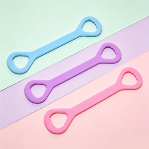 Figure Eight Resistance <b>Band</b> Silicone Portable Back Stretching Rope For Women Home Fitness <b>Exercise</b> Equipment - Product Image 4