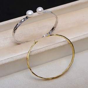 S925 <b>Silver</b> Double <b>Pearl</b> Small <b>Bracelet</b> for Women Handmade Classic Style 8-12 <b>Pearl</b> Empty Tray DIY Jewelry Accessories 4792 - Product Image 5