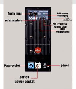 Professional 1000W 8ohm Multi Function Large Capacity Switching Airflow Cooling Audio Power Amplifier Module Input Connection - Product Image 3
