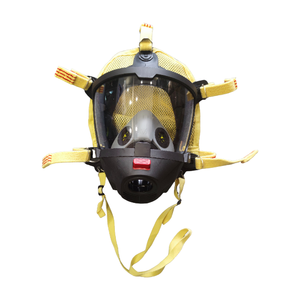 Ayonsafety masker pernapasan profesional, pelindung pernapasan wajah penuh silikon Headnet tahan api untuk SCBA - Product Image 1