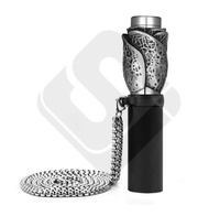 Embout de chicha en acier inoxydable de haute qualité, usiné CNC, au design unique, moderne et écologique