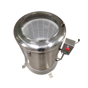 Buena centrifugadora de alimentos de acero inoxidable para secar frutas y verduras, máquina comercial para secar verduras/centrifugadora de verduras - Product Image 2