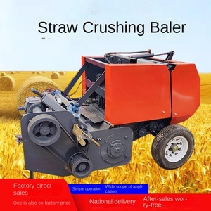 Petit tracteur à quatre roues pour ramasseur de paille de maïs avec ramasseur d'herbe agricole Fabricant de machine à presser ronde - Product Image 6