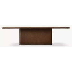 Bộ bàn ăn hình chữ nhật bằng gỗ nguyên khối, phong cách hiện đại tối giản, cao cấp dành cho nhà ở, văn phòng, căn hộ, khách sạn - Product Image 5