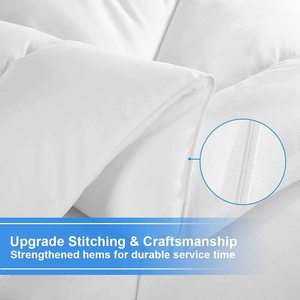 Nantong Factory 40S * 40S 233T 400gsm polyester fibre remplissage matelassé hôtel <span class=keywords><strong>couette</strong></span> pour hôtel et maison - Product Image 2
