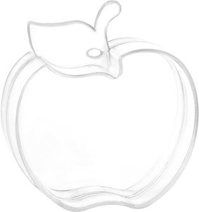 Apple Shaped Acrylic Candy Boxes Cute Clear Plastic Containers Clear Fillable Ornaments Crafts Decorations