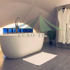 Luxo çin üretici sıcak satış açık resort glamping ev kabuklu deniz hayvanı kabuğu çadır - Product Image 5