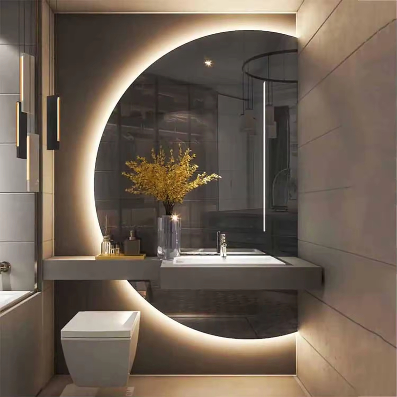 Modern Home Decor Half Moon Round