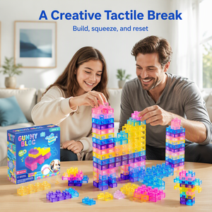 Juego de Bloques de Construcción de Silicona Transparente, 40 Piezas, Ladrillos Educativos Suaves, Juguete STEM para Niños y Adolescentes - Product Image 6