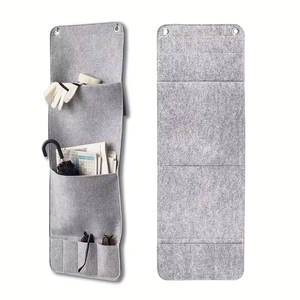 Sac de rangement mural simple et moderne Sac suspendu de rangement arrière pour porte en feutre - Product Image 5