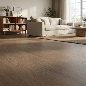 Planchers en bois brossé, parquet contrecollé avec surface texturée, lames de bois dur rustiques pour chambre à coucher - Product Image 3