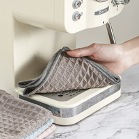 Chiffons de cuisine multifonctions Esun en microfibre gaufrée, écologiques, 100% polyester, super tissu, serviettes de nettoyage
