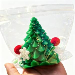 <b>Mini</b> Green <b>Christmas</b> <b>Tree</b> Shaped Soft TPR Fidget for Kids Xmas Stress Relief Squishy Toy - Product Image 4