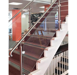 Staffe per Ringhiere in Acciaio Inox 304 316, Accessori per Corrimano, Piastre di Fissaggio per Corrimano in Vetro per Scale - Product Image 1