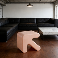 Tabouret épais en forme de flèche créative, style moderne minimaliste, banc à chaussures pour enfants, pour salon, usage domestique