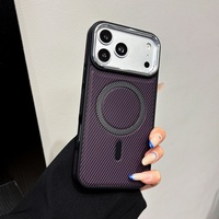 Nouvelle coque de téléphone magnétique mate de haute qualité pour hommes, compatible avec iPhone 18 Pro Max, 17 Pro, 17 Air, 16, 15, 14, 13, en acrylique, protection intégrale
