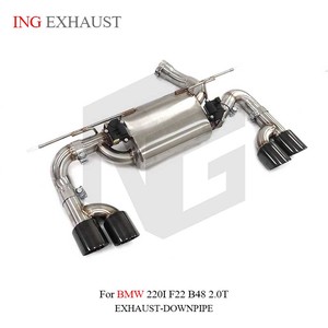 Ing ท่อไอเสีย <span class=keywords><strong>BMW</strong></span> คุณภาพสูง, ท่อไอเสียสแตนเลส catback valved เพลาไอเสียกลับสำหรับ <span class=keywords><strong>BMW</strong></span> <span class=keywords><strong>220i</strong></span> F22 <span class=keywords><strong>B48</strong></span> 2.0T - Product Image 2