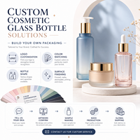 Flacon compte-gouttes en verre transparent personnalisé de 15 ml, 30 ml, 60 ml, 120 ml (1 oz, 2 oz, 4 oz) pour huiles essentielles et collyres avec impression sérigraphique