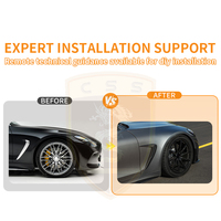 Pour Mercedes Benz AMG GT63 C192, aérations de garde-boue style BB en fibre de carbone sèche, aérateurs latéraux de garde-boue 2024-2026