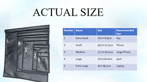 กระเป๋าฟาราเดย์กันน้ำและกันไฟสำหรับป้องกันสัญญาณ RFID ของโทรศัพท์มือถือและแล็ปท็อป - อุปกรณ์เสริมทันสมัย - Product Image 3