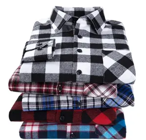 판매 femel 남자 숙녀 3xl 4xl 서쪽 flannel 타탄 격자 무늬 셔츠