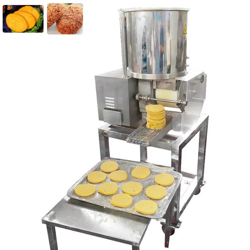التجارية برغر الدجاج باتي آلة الكهربائية همبرغر صانع باتيه البسيطة برغر صنع آلة للبيع باتي آلة