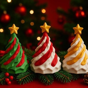 Venta al por Mayor <span class=keywords><strong>de</strong></span> Mini Árbol <span class=keywords><strong>de</strong></span> Navidad Impreso en 3D, Adorno Navideño para Escritorio, Lindo Regalo <span class=keywords><strong>de</strong></span> Navidad para Familiares y Amigos, Artículos para Fiestas - Product Image 2