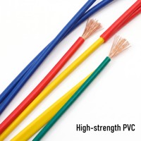 Fil de cuivre flexible BVR/NH-BVR, câble électrique monoconducteur isolé en PVC pour le câblage domestique et la construction