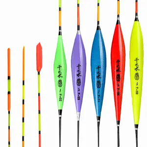 Flotteurs de pêche en bois de balsa de Chine, épais et de haute qualité, avec revêtement imperméable éblouissant et queue flottante, à prix abordable - Product Image 1