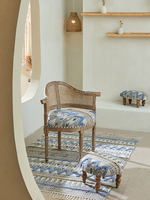 Fauteuil individuel vintage Wabi-sabi de style marocain importé d'Inde, tendance sur les réseaux sociaux, pour salon, bureau, chaise longue design pour la maison