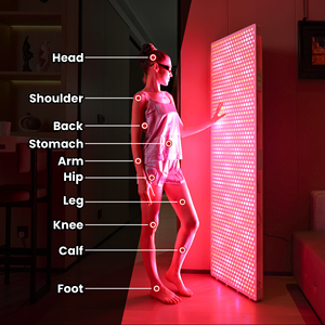Ideared Pain Relief Full Body app điều khiển 9 sóng Nir infrar PDT LED máy trị liệu ánh sáng đỏ Bảng điều khiển cho toàn thân - Product Image 6