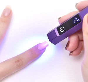 Handheld LED UV Light for Gel Nails Mini Nail <b>Lamp</b> Portable Cordless Rechargeable Type-C Nail Dryer - Product Image 5