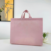 Sacs fourre-tout en brocart non tissé double face épaissi, motif floral, ensemble de quatre pièces, vente en gros d'usine, logo personnalisé pour le rangement de la literie