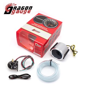 DRAGON <span class=keywords><strong>GAUGE</strong></span> Rauch linse Acryl spiegel 52mm Auto Boost <span class=keywords><strong>Gauge</strong></span> 30 psi Mit Boost Sensor für Universal 12V Auto (6141T) - Product Image 3