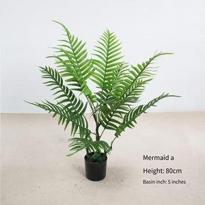 Cây cọ nhân tạo chất lượng cao, bền, chống tia UV, cảm giác tự nhiên, chiều cao 80cm-180cm, dùng trang trí sân vườn trong nhà/ngoài trời, tiệc tùng - Product Image 2