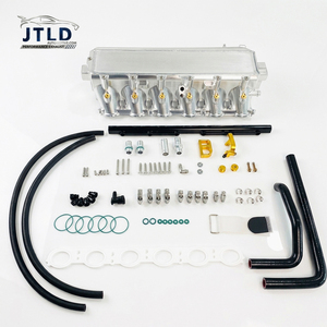 Colector de Admisión de Aire de Una Sola Vía para Motor B58TU con Enfriador de Aire de Carga y Riel de Combustible Billet para <span class=keywords><strong>BMW</strong></span> G20 M340i y Toyota Supra A90 A91 - Product Image 4