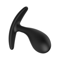 Produit de jouets sexuels anaux pour femmes, vêtements d'extérieur pour femmes, bouchon anal en silicone, design en forme de virgule, perle de traction