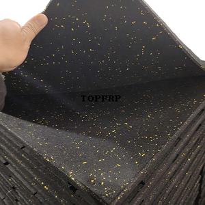 Shock Absorption Non-slip <b>Gym</b> Floor <b>Mat</b> <b>Rubber</b> Flooring Tiles - Product Image 4