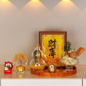 Set de Decoración Feng Shui para el Hogar con Árbol del Dinero de Canela para Sala de Estar, Regalo de Año Nuevo Chino, Paquete de Varias Piezas - Product Image 2