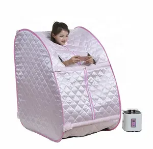 Dingda pliable Portable intérieur Relax salle de Sauna à vapeur personne unique Sauna maison ménage avec générateur de grande capacité