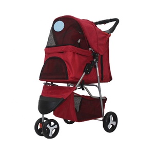 Fournitures <span class=keywords><strong>pour</strong></span> animaux de compagnie <span class=keywords><strong>Poussette</strong></span> <span class=keywords><strong>pour</strong></span> animaux de compagnie 3 roues Cage <span class=keywords><strong>pour</strong></span> chat et <span class=keywords><strong>chien</strong></span> <span class=keywords><strong>Poussette</strong></span> de voyage <span class=keywords><strong>Pliable</strong></span> Transporteur - Product Image 4