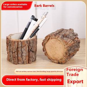 Usine <span class=keywords><strong>En</strong></span> Gros Creative Tube Écorce Arrangement De Fleurs Baril pour La Fête Des Enseignants De Noël Décoratif Pot De Plante Succulente - Product Image 2