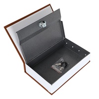 Coffre-fort dissimulé en forme de livre, fourni directement par l'usine, 180x115x55mm, corps en acier massif, conception avec serrure à clé, casier de rangement dissimulé pour argent