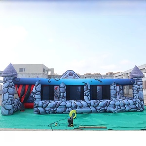 Envío aéreo rápido a domicilio, laberinto inflable de Halloween <span class=keywords><strong>divertido</strong></span> y aterrador, habitación de <span class=keywords><strong>escape</strong></span> inflable de terror, laberinto de zombies. - Product Image 5