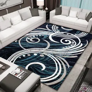 Tapis de sol 3d nordique, accessoire de grande surface, de salon, imprimé, tendance