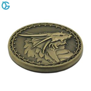 Dragón del mar, <span class=keywords><strong>la</strong></span> mirada de 3D latón antiguo de Metal Moneda de desafío para el evento de recuerdo - Product Image 6