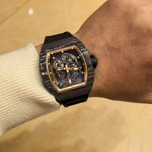 2026 Hot-Selling Designer Fashion Hollow Men's 055 Automatic <b>Watch</b>, Sapphire Crystal Dial, Carbon Fiber, High-Quality Wristwatch - Product Image 1